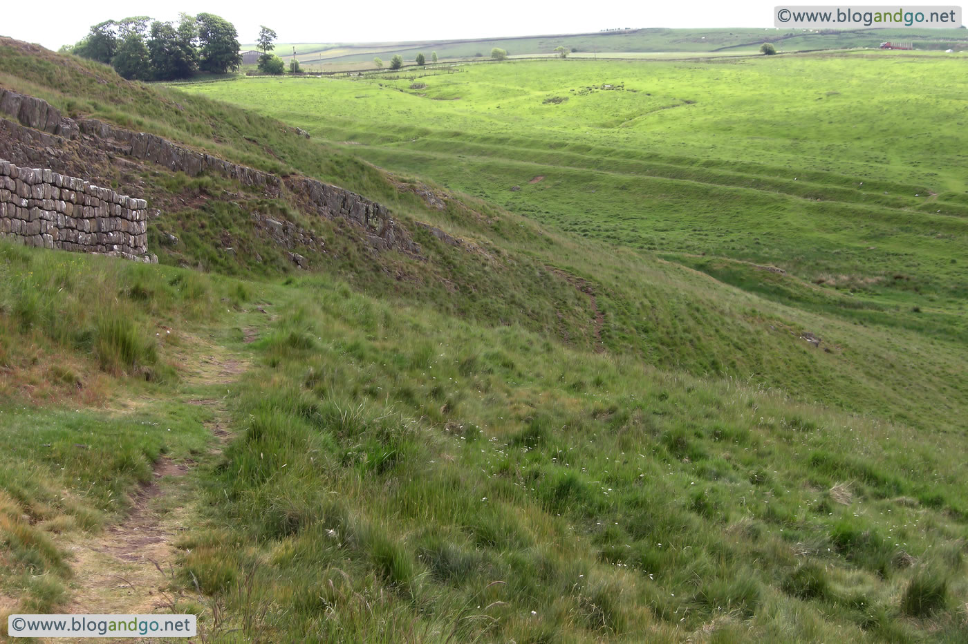 Hadrian's Wall Path - Southern defensive vallum
